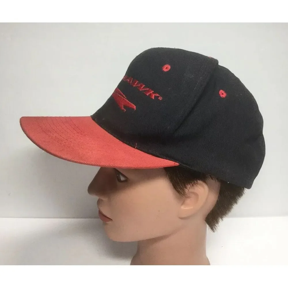 Firestone Firehawk Snapback Hat Black & Red‎ Baseball Trucker Cap